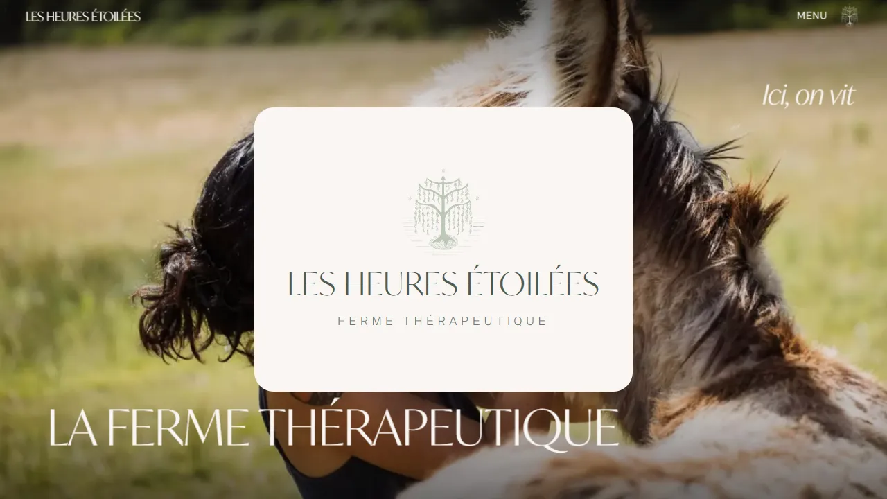 Cas client Les Heures Étoilées - Conseil SEO lors de la refonte du site de la ferme thérapeutique en Normandie